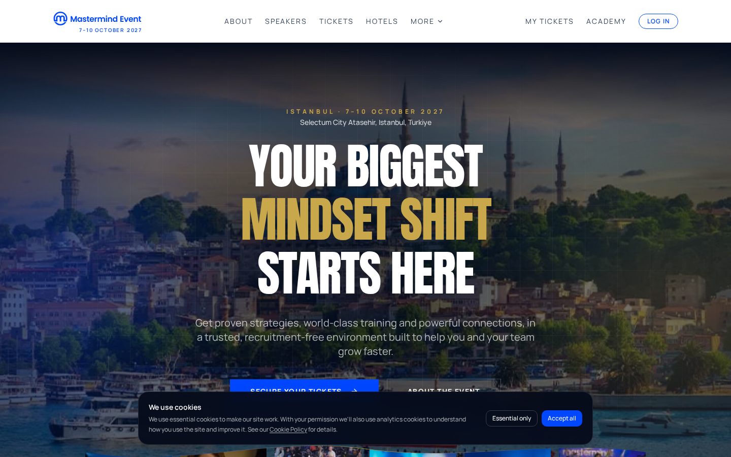 Mastermind Event website